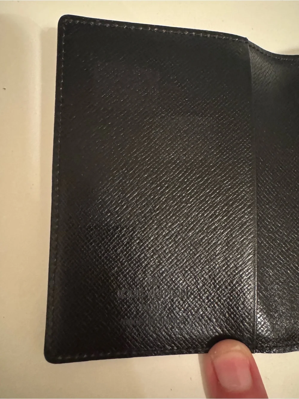 Louis Vuitton Blue Epi Leather Snap Card Wallet